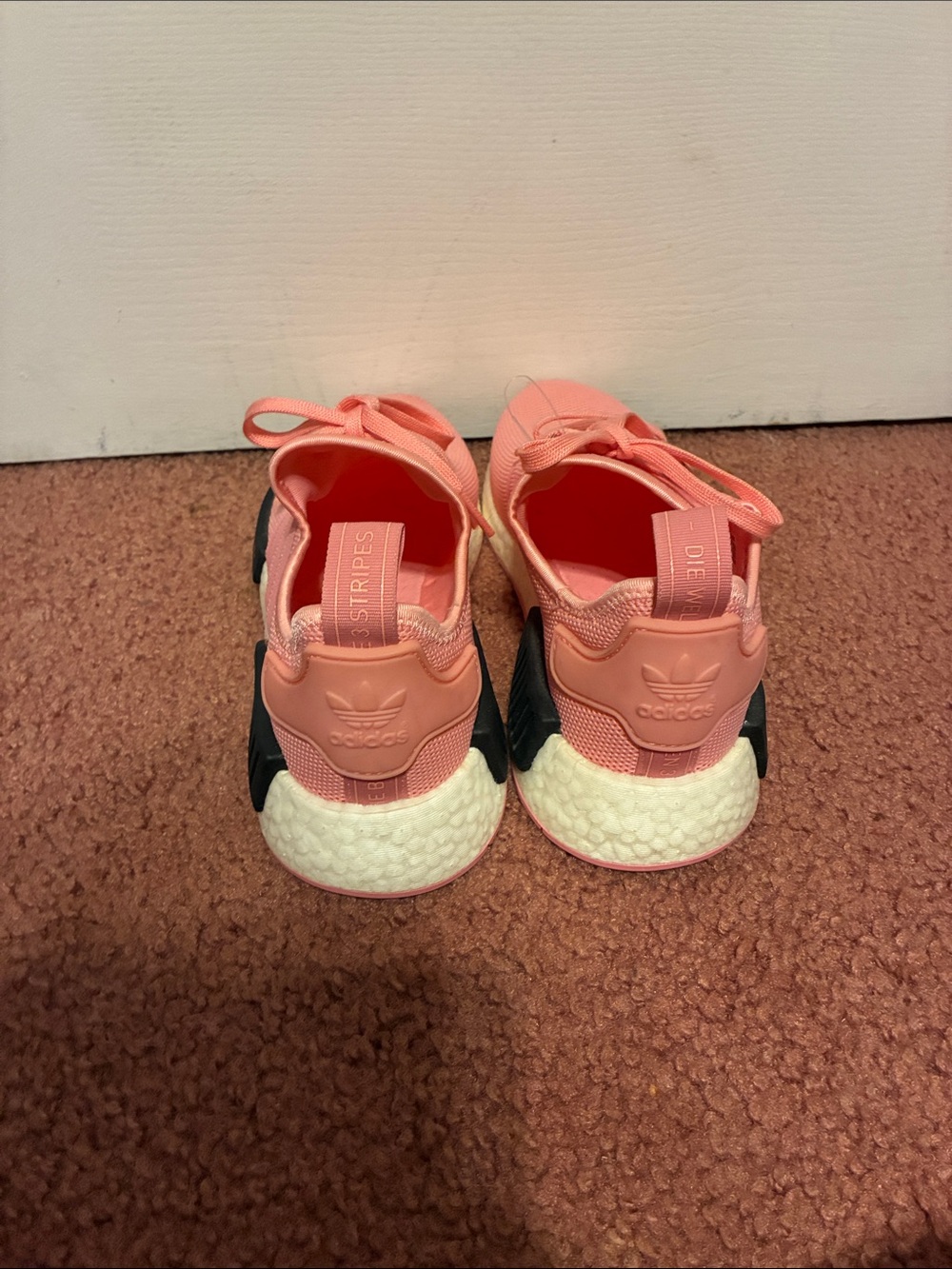 Women’s Adidas Athletic Sneakers - Breathable Lace-Up Pink colored Shoes, Size 8 - Picture 3 of 13
